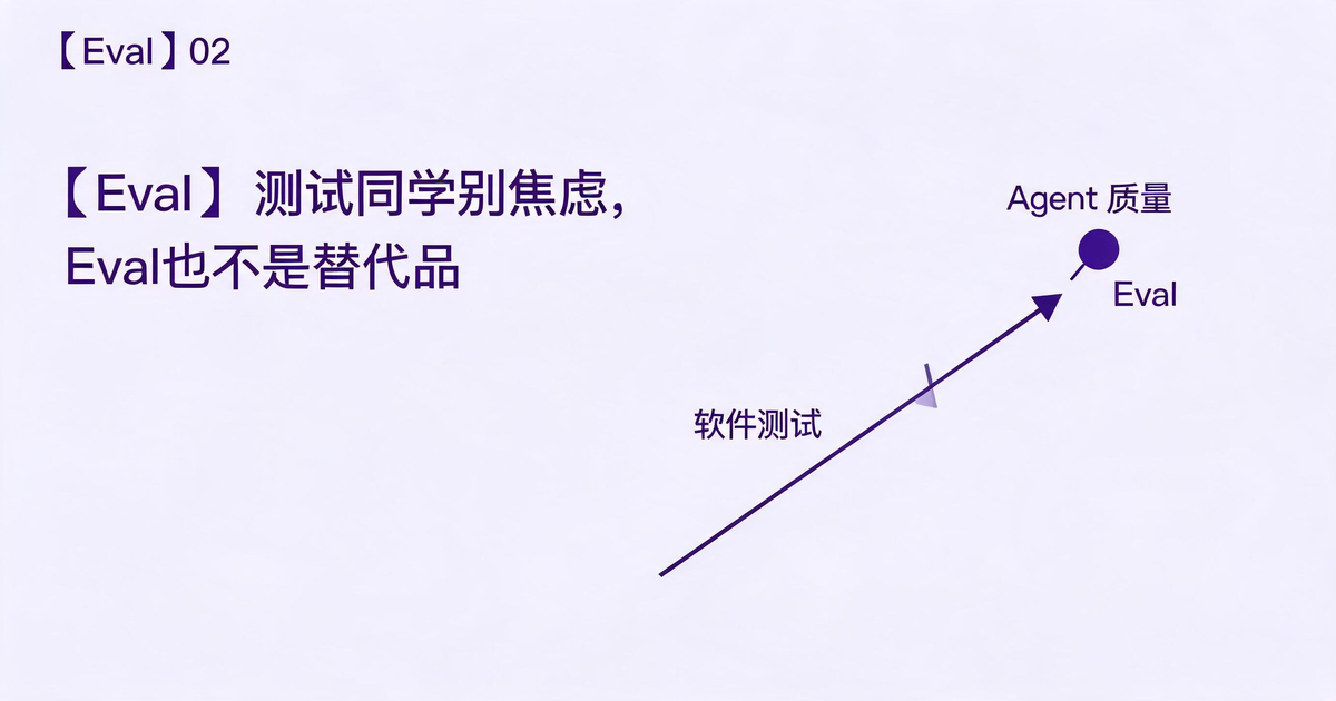 【Eval】测试同学别焦虑，Eval也不是替代品